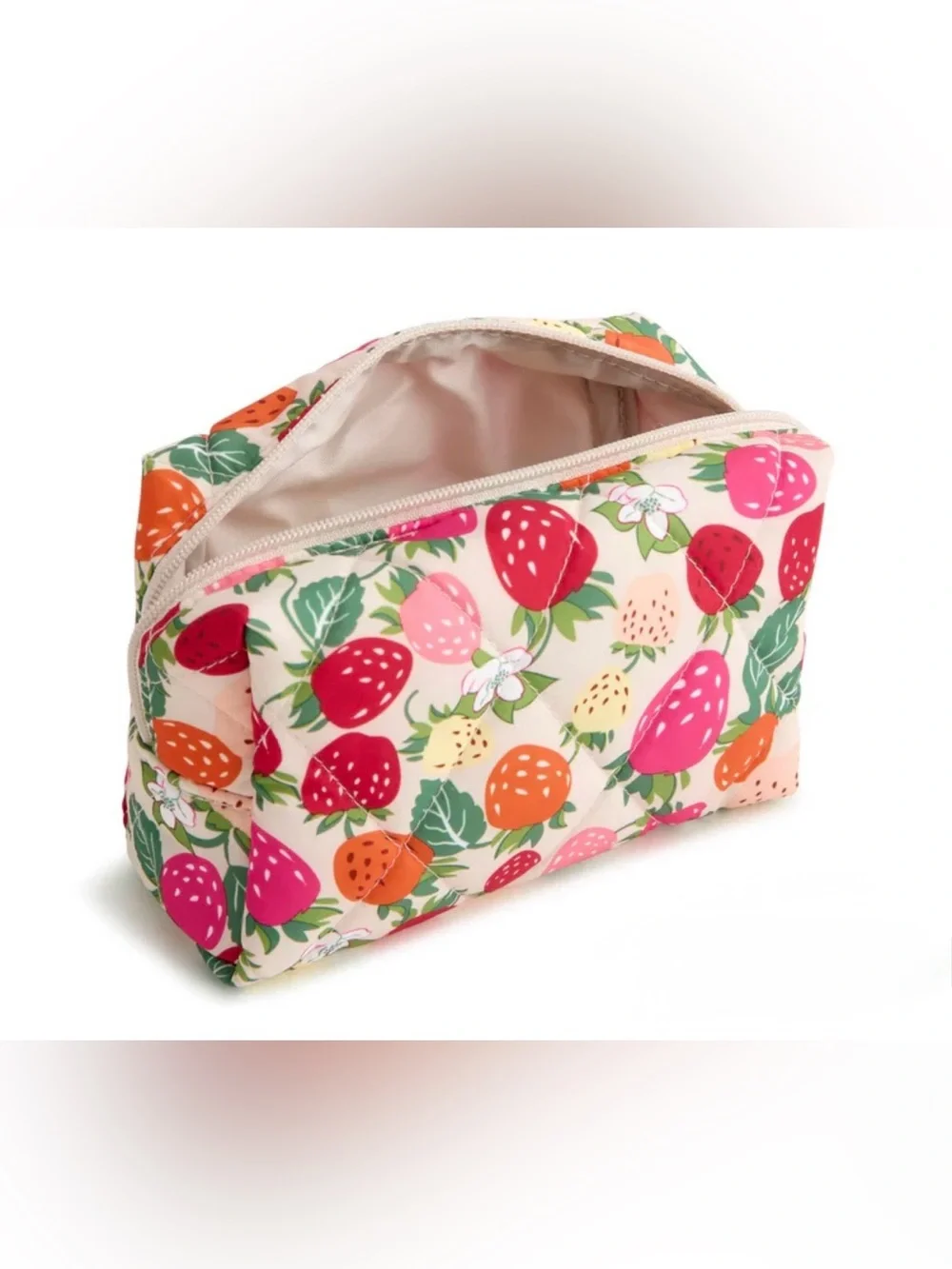 NWT Vera Bradley Essentials Small Cosmetic Bag Ultralight, Bushels of Berries